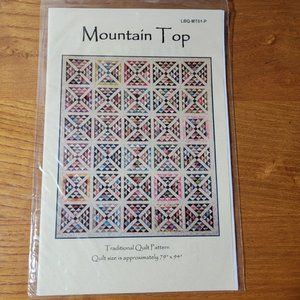 Laundry Basket Traditional Quilt Pattern Mountain Top 79" x 94